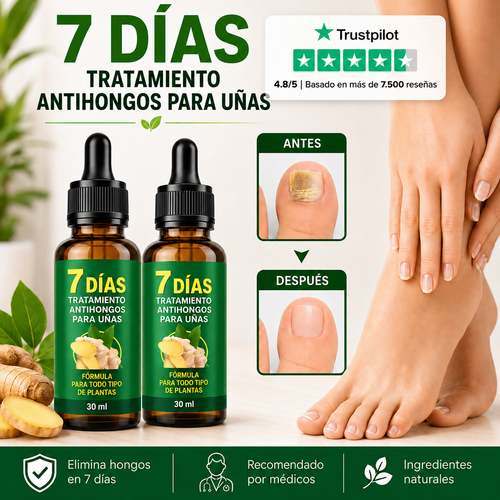 Tratamiento Antihongos 7 Días para Uñas
